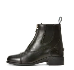 Kids Ariat Devon IV Zip Paddock Boots -Horseback Riding Clothing Store 10027242 ariat kids devon IV zip black side 41540.1670693013