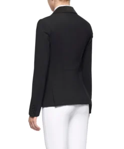 Cavalleria Toscana GP Young Rider Jacket -Horseback Riding Clothing Store GP young rider jacket black back GBA006 JE115 9999 CT 89878.1635976680