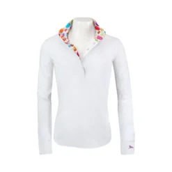 RJ Classics Girls Rebecca Show Shirt -Horseback Riding Clothing Store Rebecca Jr. popsicles front R680JJ J rjclassics 57114.1659025166