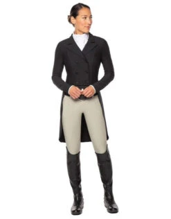 Kerrits Affinity Aero Shadbelly -Horseback Riding Clothing Store affinity aero shadbelly black on rider 40469 kerrits 59589.1646949202