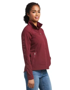 Ariat Agile Softshell Jacket -Horseback Riding Clothing Store agile softshell jacket zinfandel front 10039329 ariat 55869.1650482477