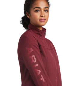 Ariat Agile Softshell Jacket -Horseback Riding Clothing Store agile softshell jacket zinfandel sleeve 10039329 ariat 88535.1650482105