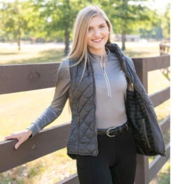 FITS Ainsley Quilted Vest 7 FITS Ainsley Quilted Vest -Horseback Riding Clothing Store ainsley quilted vest ash lining A717 FITS 73209.1665449224