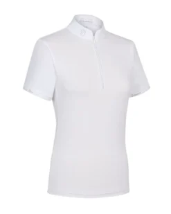 Samshield Aloise Competition Shirt Short Sleeve -Horseback Riding Clothing Store aloise show shirt SS white front ALOISE samshield 19062.1654295643