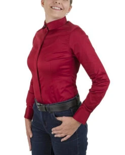TuffRider Americana Western Show Shirt -Horseback Riding Clothing Store americana shirt red front tuffrider 08564.1631321942