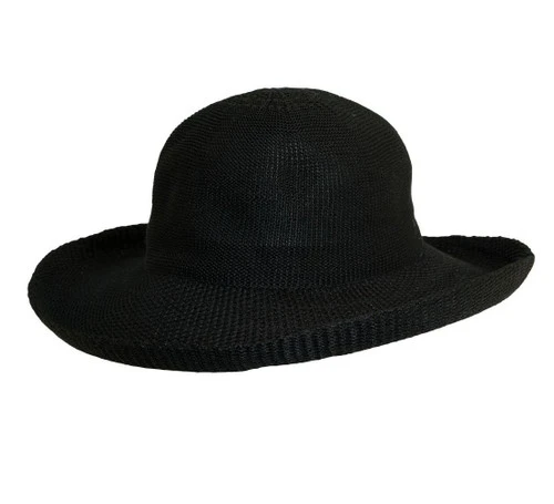 Scala Anji Knitted Poly Straw Hat 3 Scala Anji Knitted Poly Straw Hat - Image 3