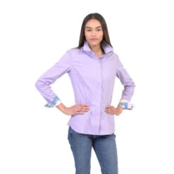 Chestnut Bay Annie-O Western Show Shirt -Horseback Riding Clothing Store annie o western show lavender front CB1000 642 chestnut bay 45345.1652469559