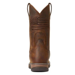 Ariat Anthem Patriot Waterproof Western Boot -Horseback Riding Clothing Store anthem patriot h20 distressed brown heel 10040369 ariat 35194.1663183004