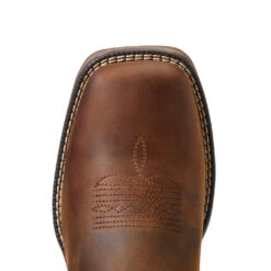 Ariat Anthem Patriot Waterproof Western Boot -Horseback Riding Clothing Store anthem patriot h20 distressed brown toe 10040369 ariat 75843.1663183541