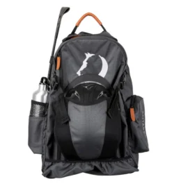 Antarès Equestrian Backpack -Horseback Riding Clothing Store backpack gray with helmet AT GROOM antares 03124.1675197642