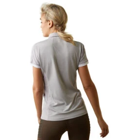 Ariat Bandera Zip Polo -Horseback Riding Clothing Store bandera zip polo ss silver back 10043378 ariat 48388.1677205538