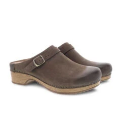 Dansko Berry Mule With Strap Mushroom Nubuck 9 Dansko Berry Mule With Strap Mushroom Nubuck -Horseback Riding Clothing Store berry clog mule strap mushroom pair dansko 72611.1676047790