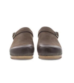 Dansko Berry Mule With Strap Mushroom Nubuck 7 Dansko Berry Mule With Strap Mushroom Nubuck -Horseback Riding Clothing Store berry clog mule strap mushroom pair front dansko 52546.1676001029