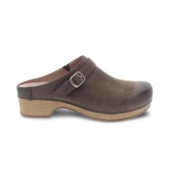 Dansko Berry Mule With Strap Mushroom Nubuck 8 Dansko Berry Mule With Strap Mushroom Nubuck -Horseback Riding Clothing Store berry clog mule strap mushroom side dansko 76337.1676001022