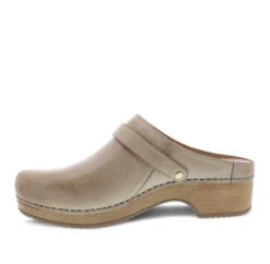Dansko Berry Mule With Strap Oyster Milled Leather -Horseback Riding Clothing Store berry mule strap oyster inside 9421611600 dansko 45799.1676048523