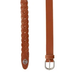 B Vertigo Braided Leather Belt -Horseback Riding Clothing Store braided belt light brown ends 31905 LBR b vertigo 47546.1667945956