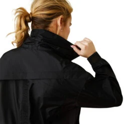 Ariat Breathe Jacket -Horseback Riding Clothing Store breathe jacket black back collar up 10043394 ariat 05283.1675198588