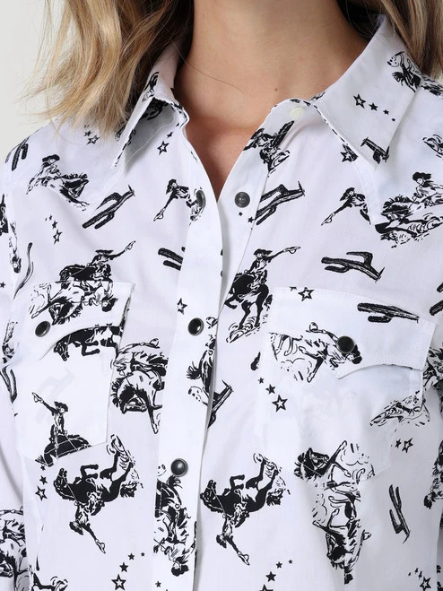 Wrangler Retro Bronc Snap Shirt 3 Wrangler Retro Bronc Snap Shirt - Image 3