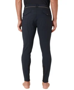 Men's B Vertigo Damien Breeches Knee Patch -Horseback Riding Clothing Store bv mens damien kp anth.gry back 36725 horze 17344.1678926348