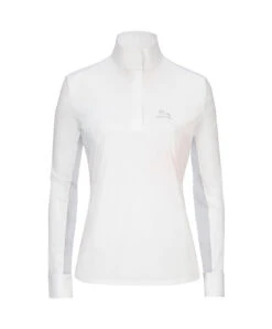 RJ Classics Carly 37.5 Show Shirt -Horseback Riding Clothing Store carly show shirt white front CA500A rj classics 11129.1638042921
