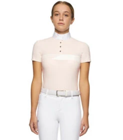 Cavalleria Toscana Girls Racing Stripe Competition Polo
