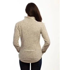 Goode Rider Chill Out Fleece Top -Horseback Riding Clothing Store chill out fleece top heather oatmeal back 18160 4072 goode rider 55712.1666131405