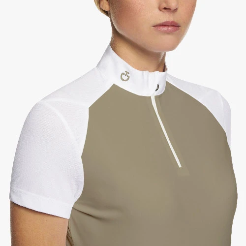 Cavalleria Toscana Mitered Competition Polo Short Sleeve 1 Cavalleria Toscana Mitered Competition Polo Short Sleeve