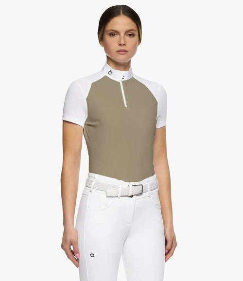 Cavalleria Toscana Mitered Competition Polo Short Sleeve 4 Cavalleria Toscana Mitered Competition Polo Short Sleeve - Image 4