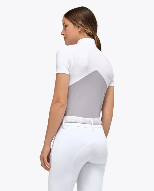 Cavalleria Toscana Mitered Competition Polo Short Sleeve 5 Cavalleria Toscana Mitered Competition Polo Short Sleeve - Image 5