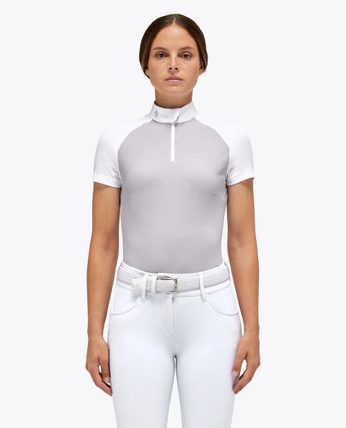 Cavalleria Toscana Mitered Competition Polo Short Sleeve 2 Cavalleria Toscana Mitered Competition Polo Short Sleeve - Image 2