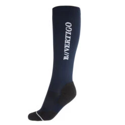 B Vertigo Compression Winter Knee Socks -Horseback Riding Clothing Store compression winter sock navy 331370 VDB b vertigo 96342.1667944359