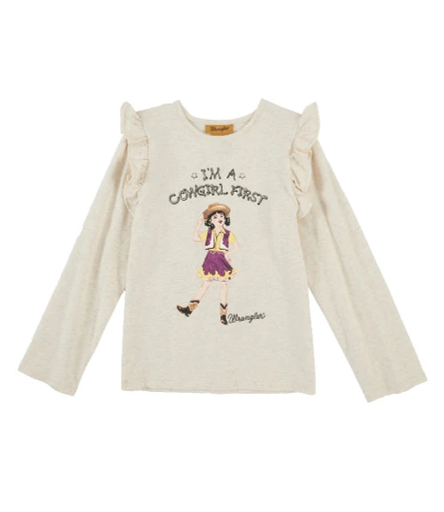 Wrangler I'm A Cowgirl First Tee 1 Wrangler I'm A Cowgirl First Tee