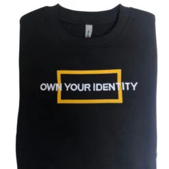 RG Crew Neck Sweatshirt -Horseback Riding Clothing Store crew sweatshirt white letters closeup SWW002 CT002 9999 RG 91716.1687547908