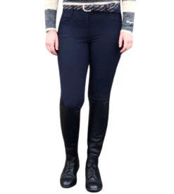 EQODE Davina Q Breeches Full Grip -Horseback Riding Clothing Store davina breech grip seat navy front eqode 66430.1668706016