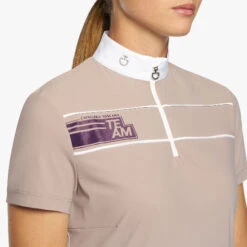 Cavalleria Toscana Team Daytona Polo Short Sleeve 13 Cavalleria Toscana Team Daytona Polo Short Sleeve -Horseback Riding Clothing Store daytona comp polo blush logo POD297 JE022 1A00 CT 76991.1661549159