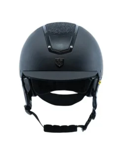 Tipperary Devon UltraMatte Helmet With MIPS -Horseback Riding Clothing Store devon helmet sparkle mips black front tipperary 63282.1632683610