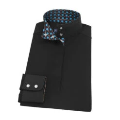 Essex Classics Black Dusk Performance Shirt -Horseback Riding Clothing Store dusk black LS plumbago EJL1BK essex 90332.1653504355