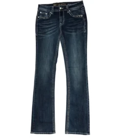 Grace In LA Easy Fit Horseshoe Pocket Jeans -Horseback Riding Clothing Store easy fit horseshoe front EB51780 grace LA 1 11125.1687305446