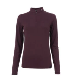 Cavallo Edera Tech Shirt -Horseback Riding Clothing Store edera tech shirt red wine cavallo 24391.1668283429