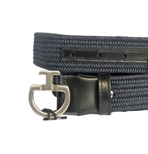 Cavalleria Toscana Elastic CT Clasp Belt Leather Trim 3 Cavalleria Toscana Elastic CT Clasp Belt Leather Trim - Image 3