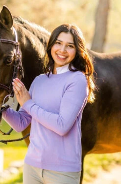 TKEQ Essential Crewneck Sweater -Horseback Riding Clothing Store essential crew charm side ESSEN SWEATER tkeq 29473.1653251169