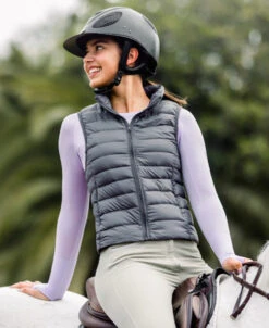 TKEQ EZ Packable Down Vest -Horseback Riding Clothing Store ez packable down vest nickel horse TKEQ 41568.1653247015