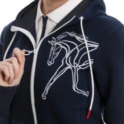 Horseware Ireland Horseware Flamboro Hoody 9 Horseware Ireland Horseware Flamboro Hoody -Horseback Riding Clothing Store flamboro hoody navy detail CJNHPH B000 horseware 00335.1673543023