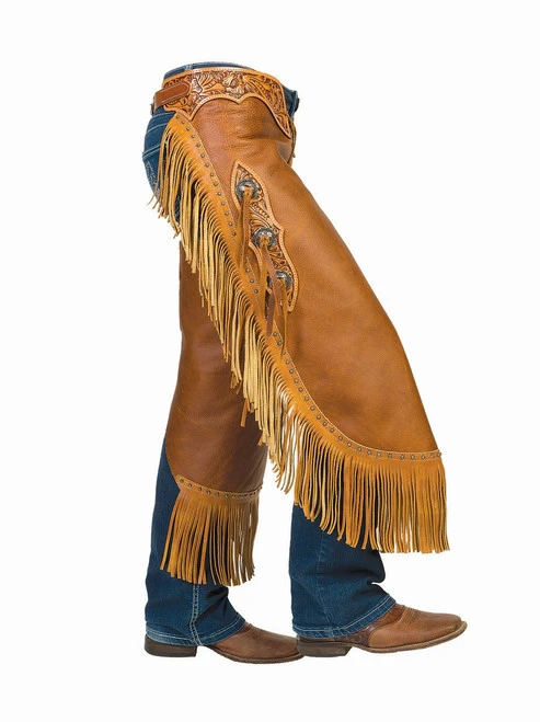 Weaver Leather Weaver Floral Yoke Chinks 1 Weaver Leather Weaver Floral Yoke Chinks