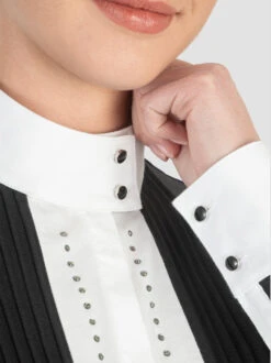 Equiline Gerda G Show Shirt -Horseback Riding Clothing Store gerda g show shirt black collar P07660 equiline 88500.1635813142