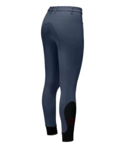 Girls Cavalleria Toscana CT Motif Print Breeches -Horseback Riding Clothing Store girls ct motif breech atl blue back PAA020 JE010 7J00 CT 59472.1685034666