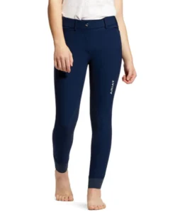 Girls Ariat Tri Factor Breeches Knee Grip 5 Girls Ariat Tri Factor Breeches Knee Grip -Horseback Riding Clothing Store girls tri factor knee grip navy front 10030996 ariat 05793.1676326911