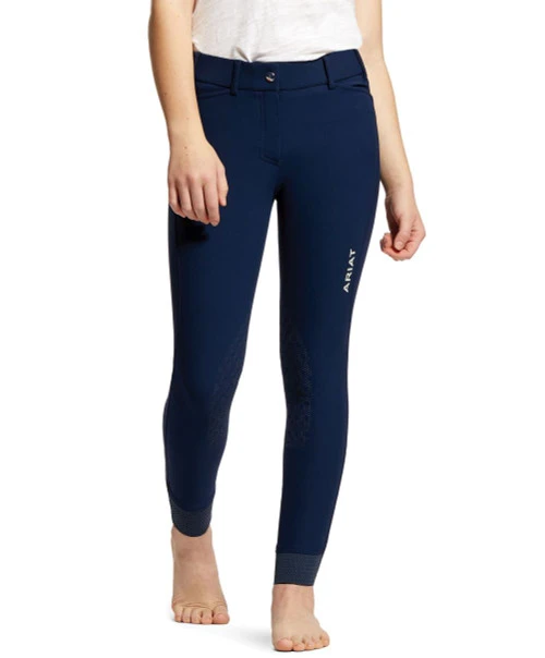 Girls Ariat Tri Factor Breeches Knee Grip 3 Girls Ariat Tri Factor Breeches Knee Grip - Image 3