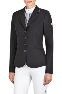 Equiline GrideG B-Move Show Coat -Horseback Riding Clothing Store grideg show coat black front M08719 006 equiline 01351.1649623605