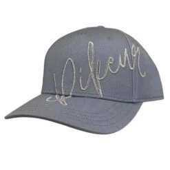 Pikeur Silver Metallic Logo Hat -Horseback Riding Clothing Store hat grey 1830 00 359 250 pikeur 72543.1668654590
